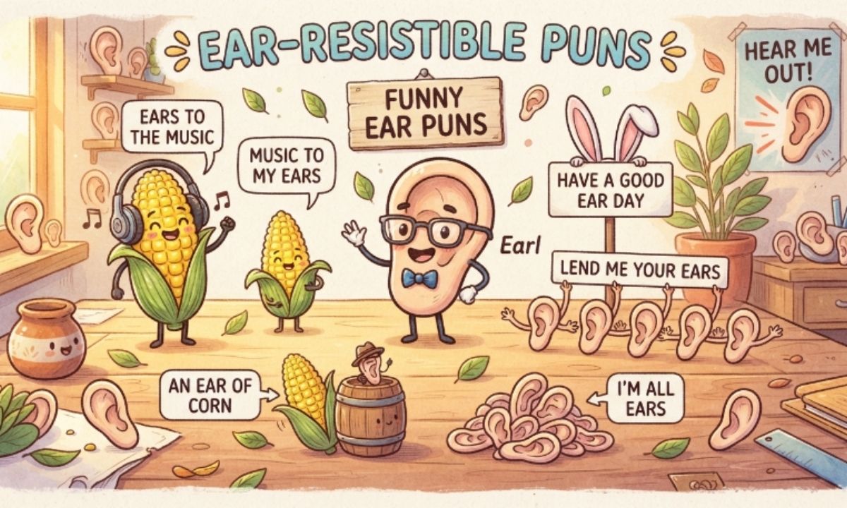 200+ Funny Ear Puns