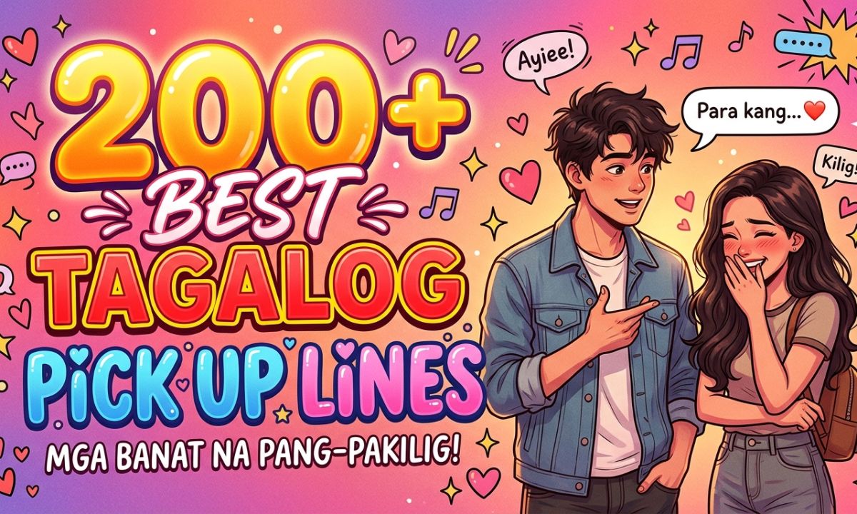 200+ Best Tagalog Pick Up Lines